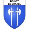 Stickers coat of arms Boissy-le-Châtel adhesive sticker