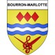 Stickers coat of arms Bourron-Marlotte adhesive sticker
