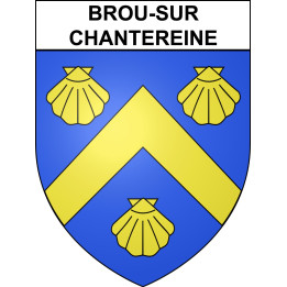 Brou-sur-Chantereine Sticker wappen, gelsenkirchen, augsburg, klebender aufkleber