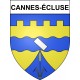 Cannes-écluse 77 ville sticker blason écusson autocollant adhésif