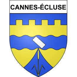 Cannes-écluse Sticker wappen, gelsenkirchen, augsburg, klebender aufkleber