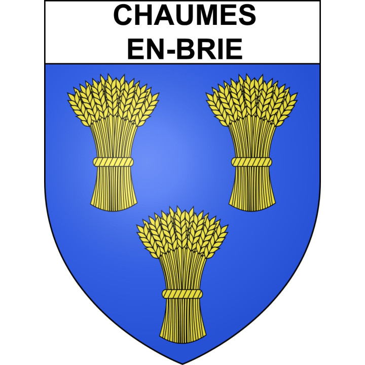 Chaumes-en-Brie Sticker wappen, gelsenkirchen, augsburg, klebender aufkleber