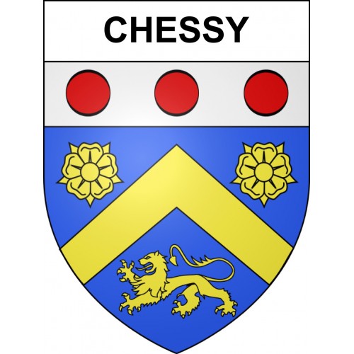 Stickers coat of arms Chessy adhesive sticker