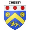 Chessy Sticker wappen, gelsenkirchen, augsburg, klebender aufkleber