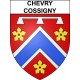 Stickers coat of arms Chevry-Cossigny adhesive sticker