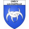 Crécy-la-Chapelle Sticker wappen, gelsenkirchen, augsburg, klebender aufkleber