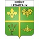 Crégy-lès-Meaux Sticker wappen, gelsenkirchen, augsburg, klebender aufkleber