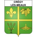Stickers coat of arms Crégy-lès-Meaux adhesive sticker