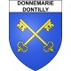 Donnemarie-Dontilly 77 ville sticker blason écusson autocollant adhésif