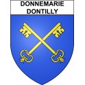 Stickers coat of arms Donnemarie-Dontilly adhesive sticker