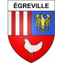 Stickers coat of arms égreville adhesive sticker