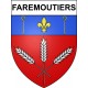 Faremoutiers Sticker wappen, gelsenkirchen, augsburg, klebender aufkleber