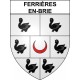 Stickers coat of arms Ferrières-en-Brie adhesive sticker