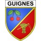 Stickers coat of arms Guignes adhesive sticker