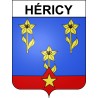 Héricy 77 ville sticker blason écusson autocollant adhésif