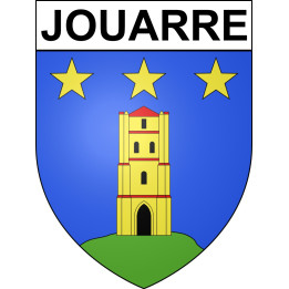 Jouarre 77 ville sticker blason écusson autocollant adhésif