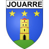Jouarre 77 ville sticker blason écusson autocollant adhésif
