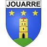 Stickers coat of arms Jouarre adhesive sticker
