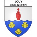 Stickers coat of arms Jouy-sur-Morin adhesive sticker