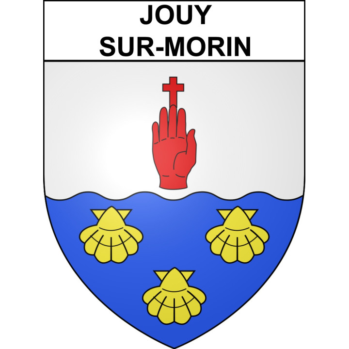 Jouy-sur-Morin Sticker wappen, gelsenkirchen, augsburg, klebender aufkleber