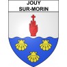 Jouy-sur-Morin 77 ville sticker blason écusson autocollant adhésif