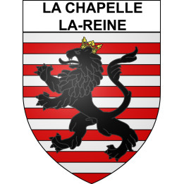 La Chapelle-la-Reine Sticker wappen, gelsenkirchen, augsburg, klebender aufkleber