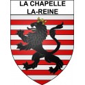 Stickers coat of arms La Chapelle-la-Reine adhesive sticker