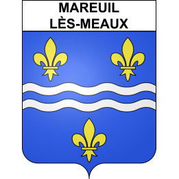 Mareuil-lès-Meaux Sticker wappen, gelsenkirchen, augsburg, klebender aufkleber