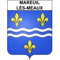 Mareuil-lès-Meaux Sticker wappen, gelsenkirchen, augsburg, klebender aufkleber