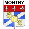 Adesivi stemma Montry adesivo