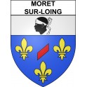 Moret-sur-Loing 77 ville sticker blason écusson autocollant adhésif
