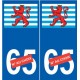 Luxembourg sticker blason autocollant plaque