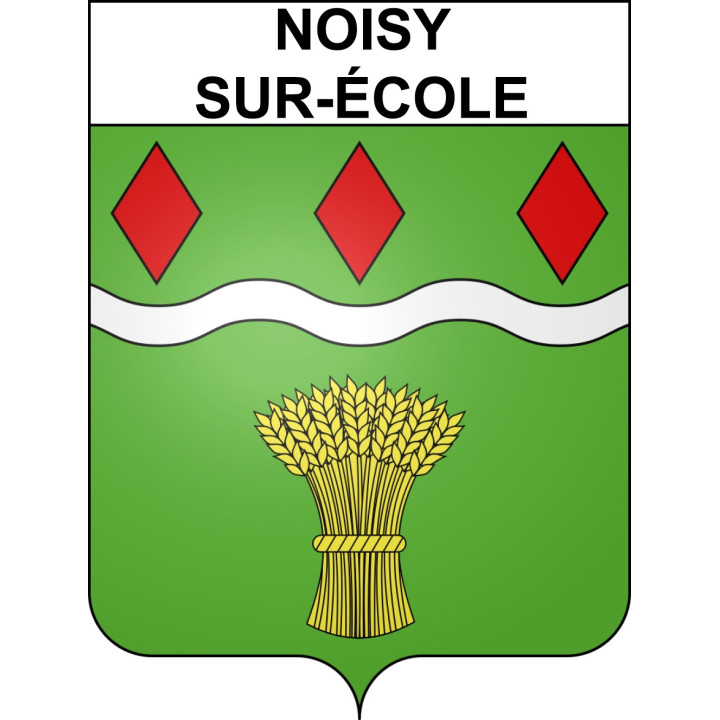 Stickers coat of arms Noisy-sur-école adhesive sticker