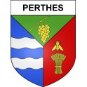 Perthes 77 ville sticker blason écusson autocollant adhésif