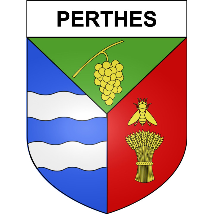 Stickers coat of arms Perthes adhesive sticker