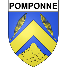Pomponne Sticker wappen, gelsenkirchen, augsburg, klebender aufkleber