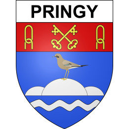 Stickers coat of arms Pringy adhesive sticker