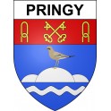 Pringy 77 ville sticker blason écusson autocollant adhésif