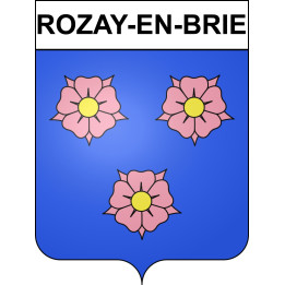 Rozay-en-Brie Sticker wappen, gelsenkirchen, augsburg, klebender aufkleber