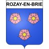 Adesivi stemma Rozay-en-Brie adesivo