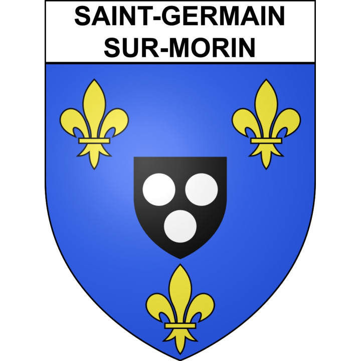Saint-Germain-sur-Morin 77 ville sticker blason écusson autocollant adhésif