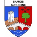 Adesivi stemma Samois-sur-Seine adesivo