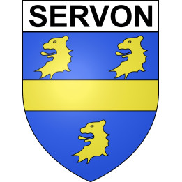 Servon Sticker wappen, gelsenkirchen, augsburg, klebender aufkleber
