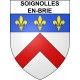 Stickers coat of arms Soignolles-en-Brie adhesive sticker