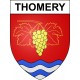 Stickers coat of arms Thomery adhesive sticker