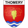 Stickers coat of arms Thomery adhesive sticker