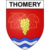 Thomery Sticker wappen, gelsenkirchen, augsburg, klebender aufkleber