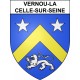 Adesivi stemma Vernou-la-Celle-sur-Seine adesivo