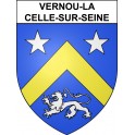 Stickers coat of arms Vernou-la-Celle-sur-Seine adhesive sticker