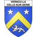 Vernou-la-Celle-sur-Seine Sticker wappen, gelsenkirchen, augsburg, klebender aufkleber